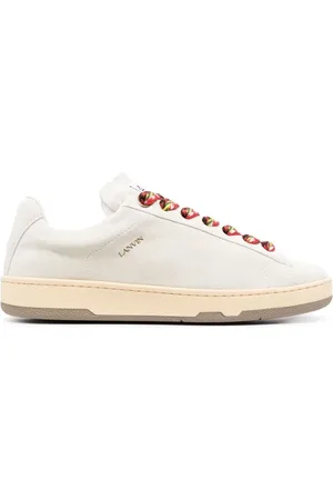 Lanvin Skor, Herr, 40 EU, Läder, Low-Top Lite Curb Sneakers
