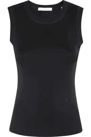 Helmut Lang Topp, Dam, M, Bomull, Svart Baby Muscle Tank Top