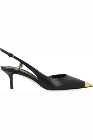 Elisabetta Franchi Skor, Dam, 40 EU, Läder, Eleganta svarta pumps