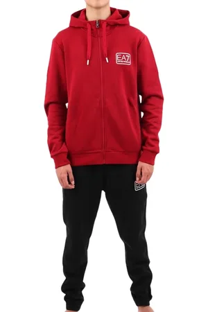 EA7 Sweatshirts & Hoodies, Herr, L, Bomull, Sporty Tracksuit Set
