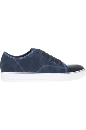 Lanvin Skor, Herr, 42 EU, Läder, Dbb1 Sneakers i mocka och lackläder