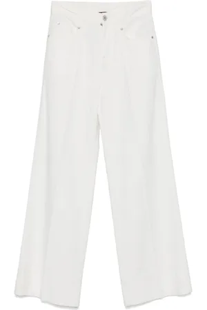Brunello Cucinelli Byxor, Dam, M, Vita Byxor med Klassiska Fem Fickor