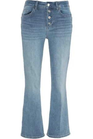 Liu Jo Jeans, Dam, W30, Bomull, Högmidjade Bootcut Flare Blå Jeans