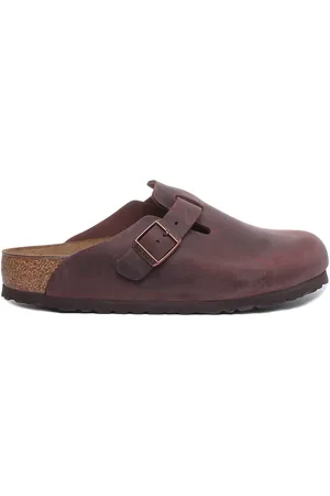 Birkenstock Skor, Herr, 44 EU, Läder, Boston Mules