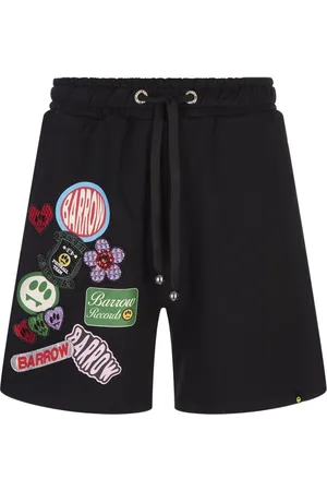 BARROW Shorts, Herr, L, Bomull, Svart Bomull Polyester Blandning T-shirt