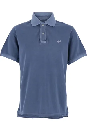 ERL Topp, Herr, XS, Bomull, Klassisk Krage Polo med Logotyp Text