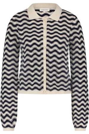 Fabienne Chapot Stickade tröjor & koftor, Dam, 2Xl, Caro Crochet Cardigan Long Sleeve