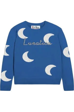 MC2 SAINT BARTH Stickade tröjor & koftor, Dam, M, Dam Rundhalsad Pullover Lunatica