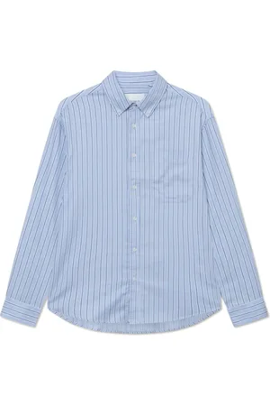 Les Deux Skjorta, Herr, S, Bomull, Kolton Herringbone Skjorta