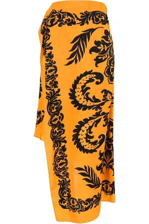 Etro Kjol, Dam, M, Blommig Asymmetrisk Kjol Kvinna