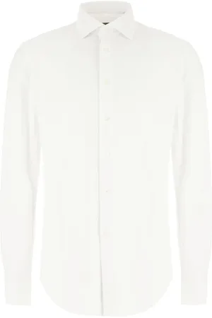 corneliani Skjorta, Herr, 4Xl, Vit Skjorta för Män Stilfull Ss25