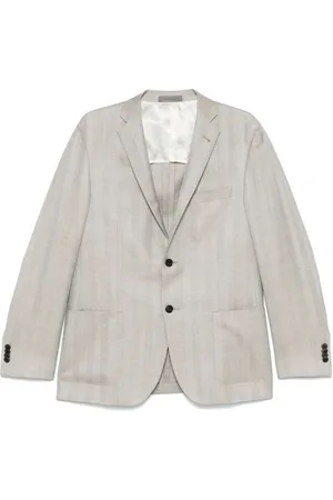 corneliani Jacka, Herr, 3Xl, Linne, Lyxig Ull Siden Linne Jacka