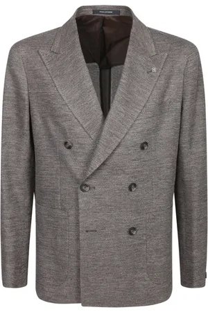TAGLIATORE Jacka, Herr, L, Läder, Herrkläder Blazer Brun Ss25