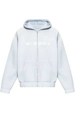 MISBHV Sweatshirts & Hoodies, Herr, L, Bomull, Blå Sweatshirt Casual Stil Ss25