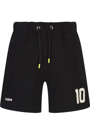 BARROW Shorts, Herr, L, Bomull, Svarta Bermuda Shorts i Bomull med Logotyp
