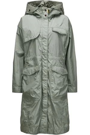 Parajumpers Kappa, Dam, S, Sportig Grå Kappa med Vattenavvisande Material