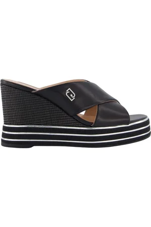Liu Jo Skor, Dam, 40 EU, Läder, Karen 03 Wedge Sandaler