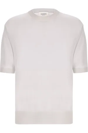 LANEUS Stickade tröjor & koftor, Herr, XL, Rund halsstickad T-shirt