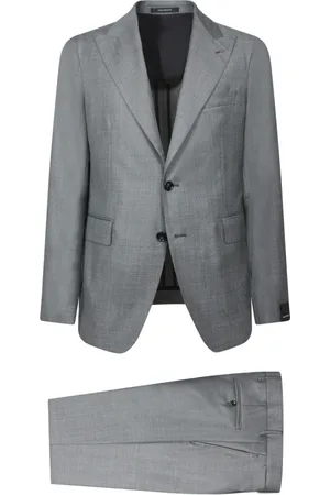 TAGLIATORE Kostym, Herr, XL, Läder, Herrkläder Kostym Grå Ss25