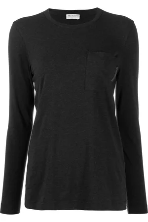 Brunello Cucinelli Topp, Dam, M, Bomull, Långärmad Tröja