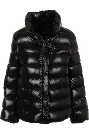 FAY Jacka, Dam, S, Polyester, Svart Quiltad Jacka med Hög Krage