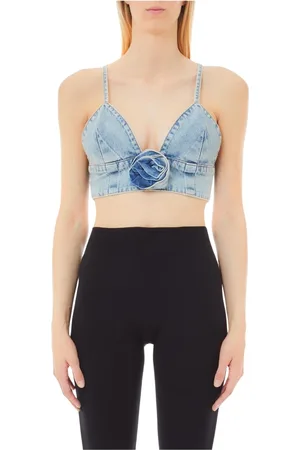 Liu Jo Topp, Dam, S, Denim, Denim Rose topp för kvinnor