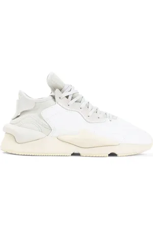Y-3 Skor, Herr, 42 1/2 EU, Läder, Vita Lädersneakers för Män