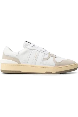 Lanvin Skor, Herr, 44 EU, Läder, Lace-Up Sneakers