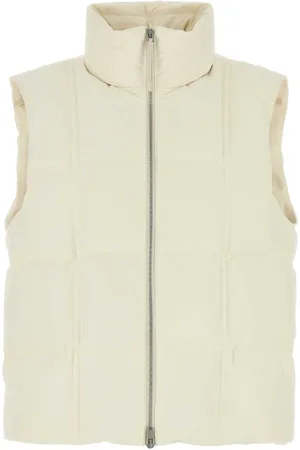 Jil Sander Jacka, Dam, XS, Polyester, Ivory Ärmlös Dunjacka