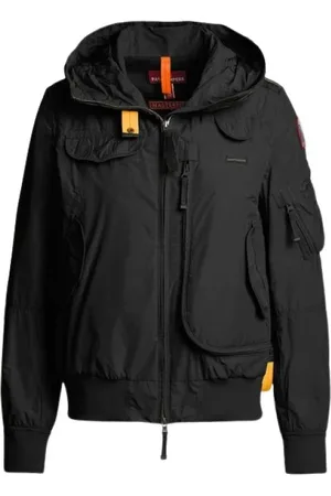 Parajumpers Jacka, Herr, L, Polyester, Svart Huva Bomberjacka