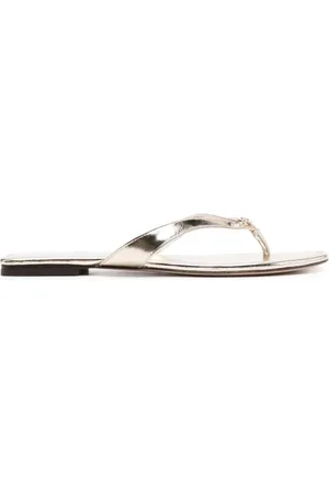Tory Burch Skor, Dam, 36 EU, Klassisk Flip Flop i Guld