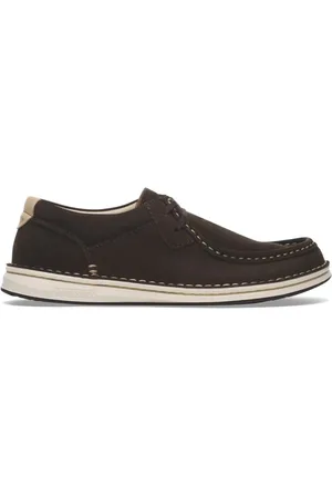 Birkenstock Skor, Herr, 42 EU, Mocka, Brun Mocka Loafer Skor