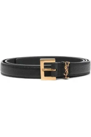 Saint Laurent Accessoarer, Herr, 110 CM, Läder, Svart Bälte Dti0W 1000