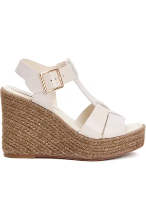 Paloma Barceló Skor, Dam, 36 EU, Läder, Vita Läderkil Sandaler Ss25