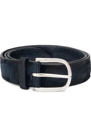 Orciani Accessoarer, unisex, 105 CM, Läder, Läderbälte med Sheffield-spänne