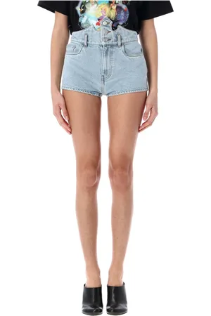 COPERNI Shorts, Dam, M, Denim, Blå Blekt Krona Denimkjol