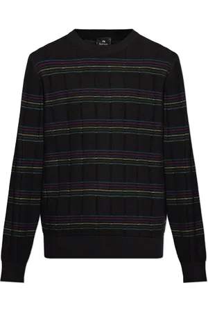 Paul Smith Stickade tröjor & koftor, Herr, L, Bomull, Randig tröja