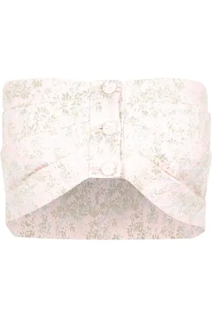 Serafini Topp, Dam, M, Off-the-Shoulder Micro Top