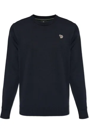 Paul Smith Stickade tröjor & koftor, Herr, XL, Bomull, Bomullströja med logotypmärke