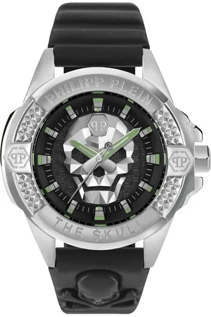 Philipp Plein Accessoarer, Herr, ONE Size, Läder, Titan Silver Watch