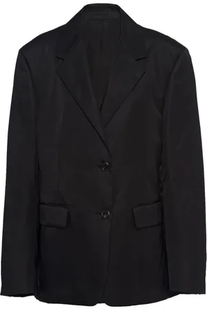 Prada Jacka, Dam, S, Nylon, Svart Re-Nylon Blazer