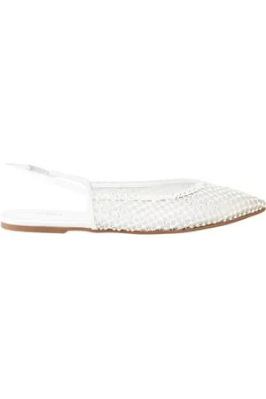 LE SILLA Skor, Dam, 39 EU, Vita kristalldekorerade Chanel Gilda pumps