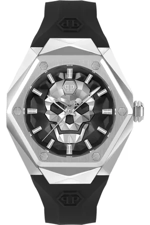 Philipp Plein Accessoarer, Herr, ONE Size, The $Kull Spikes Watch