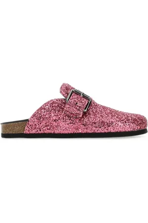 Serafini Skor, Dam, 39 EU, Sequin Buckle Mules
