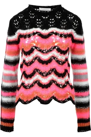 Serafini Stickade tröjor & koftor, Dam, S, Crew Neck Sweater