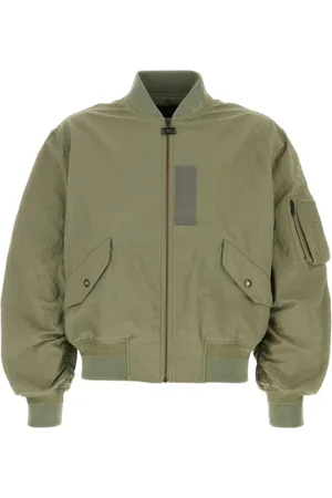Givenchy Jacka, Herr, M, Olivgrön dragkedja jacka med fickor