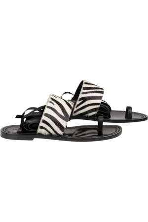 Serafini Skor, Dam, 36 EU, Läder, Sandaler i djurläder