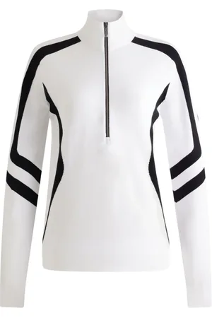 Fusalp Stickade tröjor & koftor, Dam, XS, Läder, Virginie Sweater