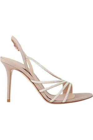 LE SILLA Skor, Dam, 39 EU, Läder, Kristallprydda sandaler Scarlet Divina