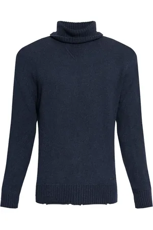 Dsquared2 Stickade tröjor & koftor, Herr, L, Roll-Neck Stickad Tröja